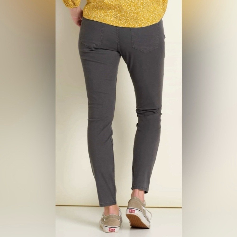 Toad&Co Gray Lola Skinny Jeans for Women size 10 Organic cotton cottagecore - Picture 2 of 13